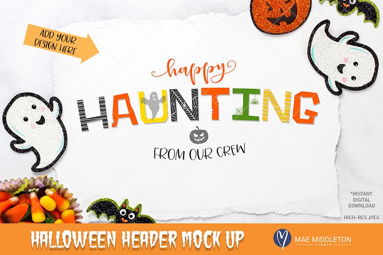 Halloween Mock up - High resolution JPEG file