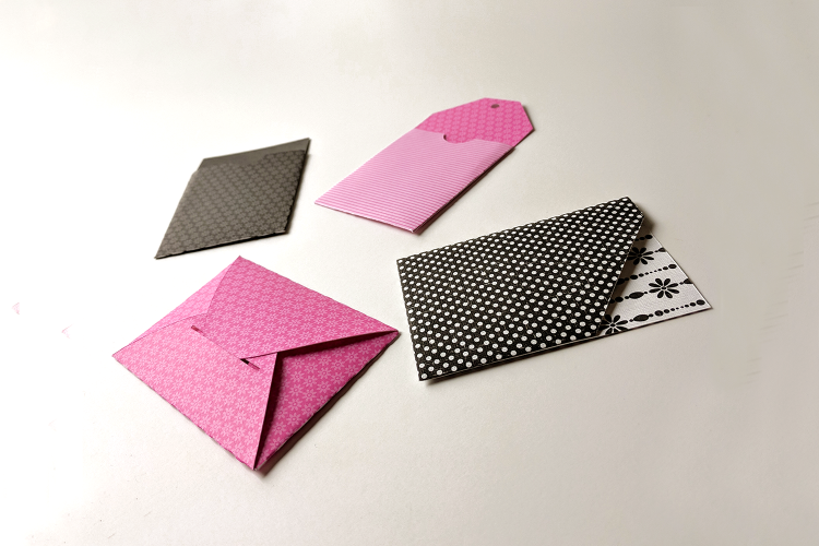 Paper Gift Card Holder Set SVG & PDF Design
