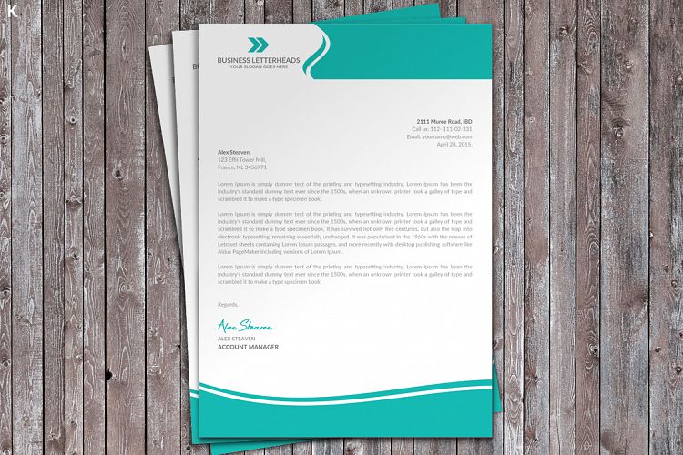 Business Letter Head