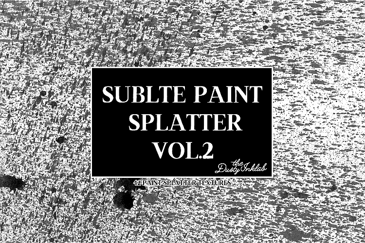Subtle Paint Splatter Vol. 2