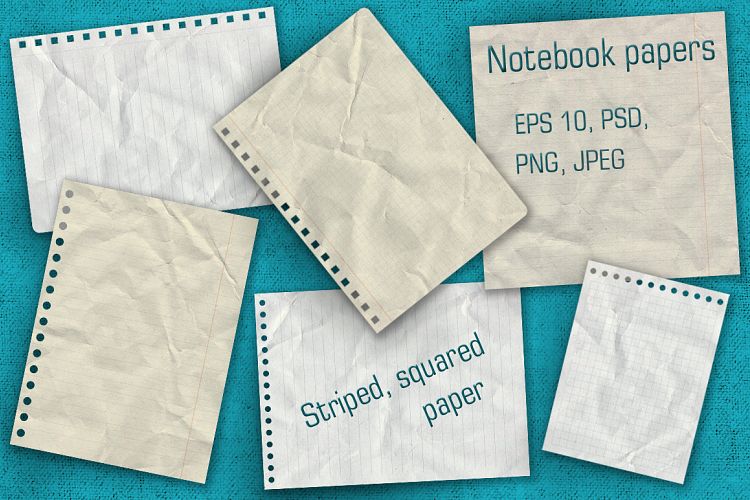 Notebook paper set