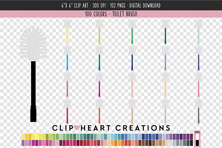 Toilet Brush Clip Art - 100 Clip Art Graphics