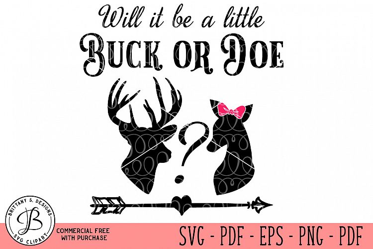 Buck or Doe SVG 