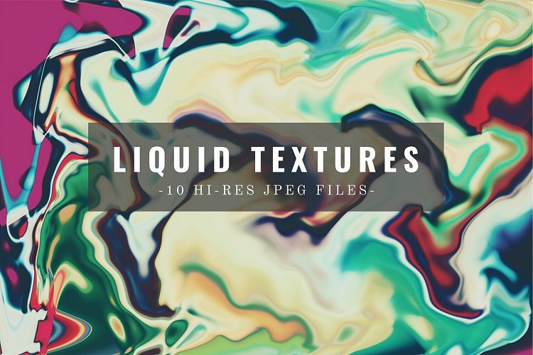 10 Abstract Liquid Textures