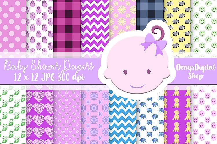 Baby Shower, Elephant Baby Shower, Baby Shower Papers