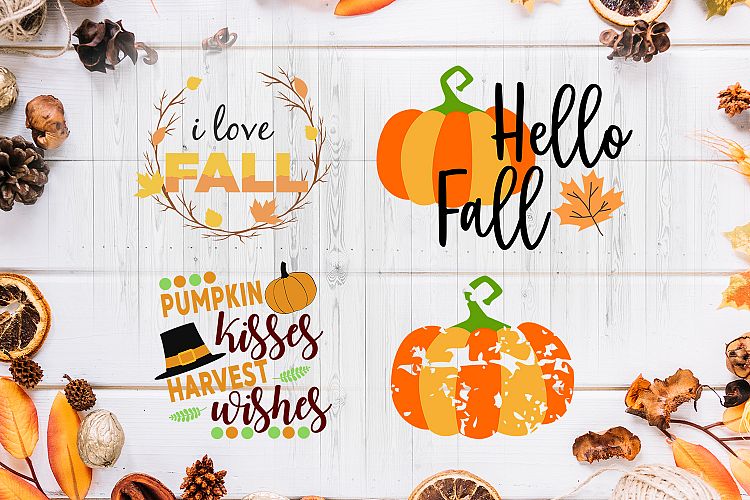Fall svg Autumn svg Pumpkins svg Love fall Bundle svg