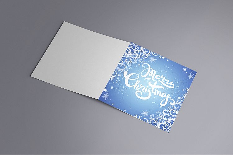 Merry Christmas hand drawn lettering