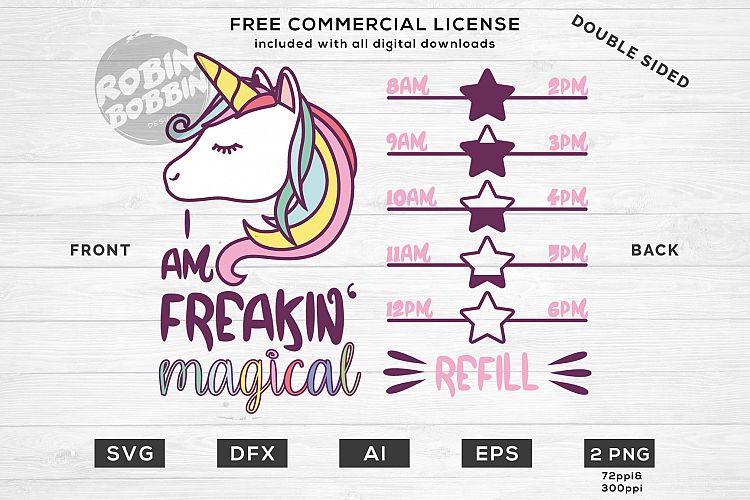 Im Freaking Magical - Double Sided Design for T-Shirt, Hoodies, Mugs and more