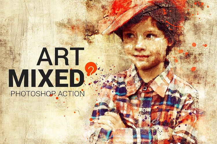 Mixed Art 2 Photoshop Action