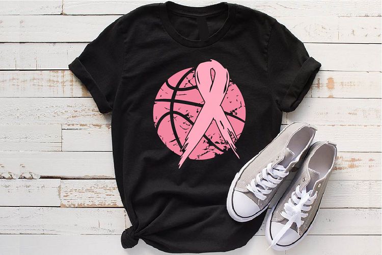 Basketball Tackle Breast Cancer Svg Awareness ribbon 1019s