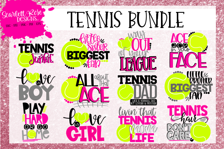 Tennis SVG Bundle