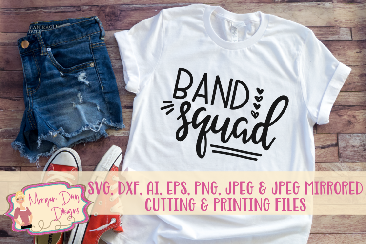 Band Squad SVG, DXF, AI, EPS, PNG, JPEG
