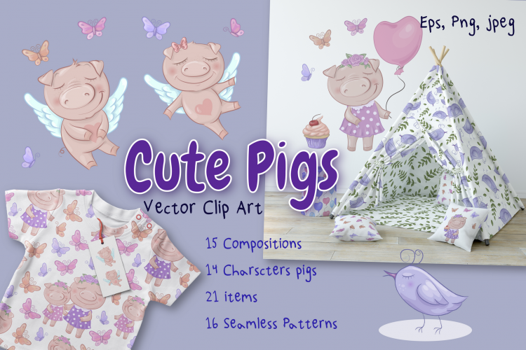 Cute Pigs