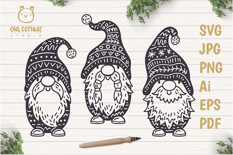 Free Svgs Download Scandinavian Gnomes Svg Gnome Clipart Tomte Free Design Resources