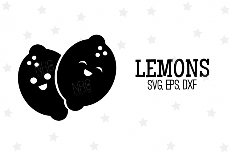 Lemons SVG File, Silhouette