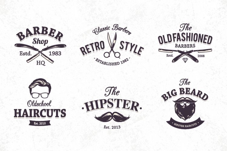Barber Shop Emblems example image 1