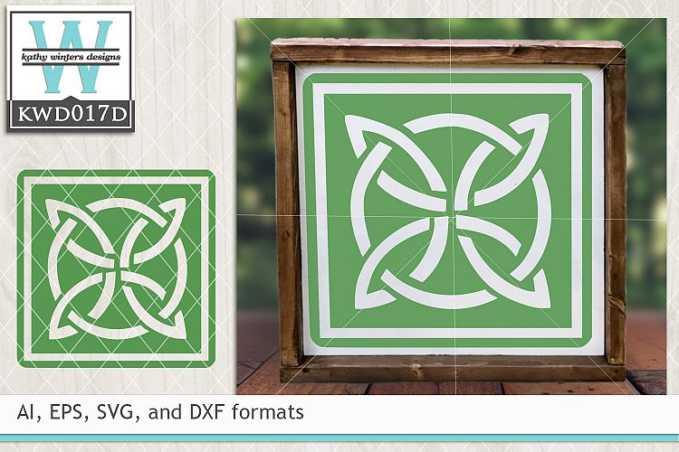 St. Patrick's SVG - Celtics Square example image 1