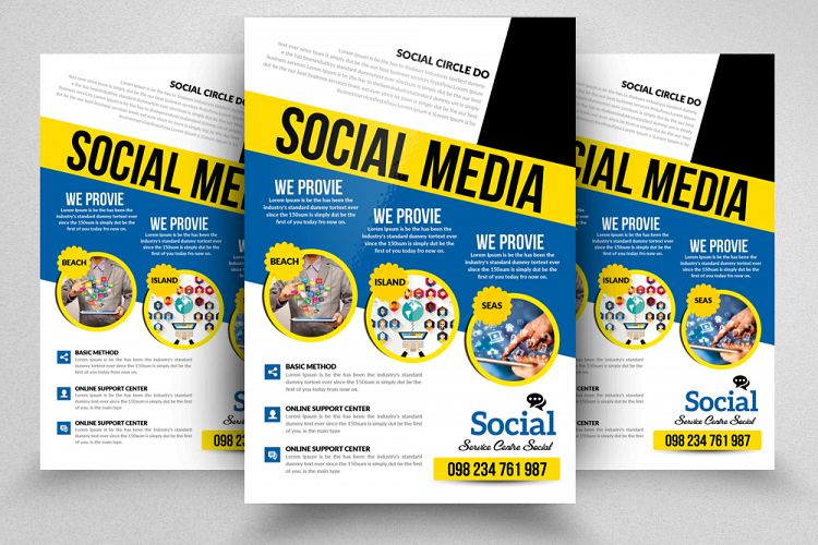 Social Media Marketing Flyer