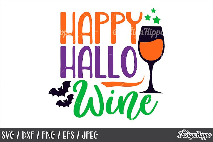 Happy hallowine, SVG, Hallowine, Halloween, Sayings SVG, PNG