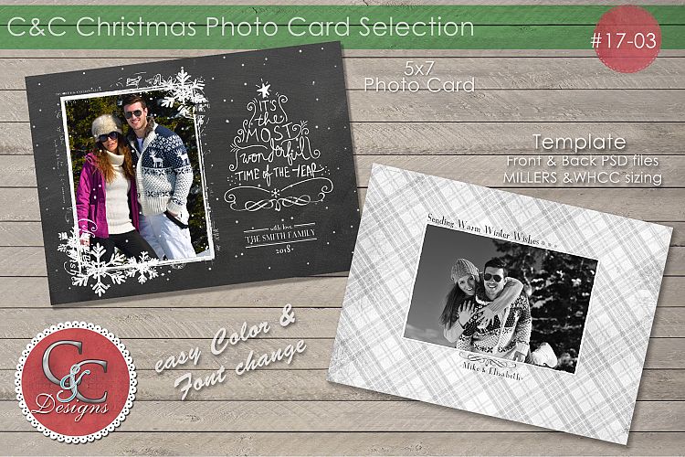 Christmas Photo Card 17-03