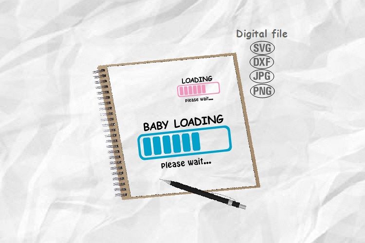 Download Baby Loading Svg, Maternity Svg, Loading Svg, Pregnant Svg