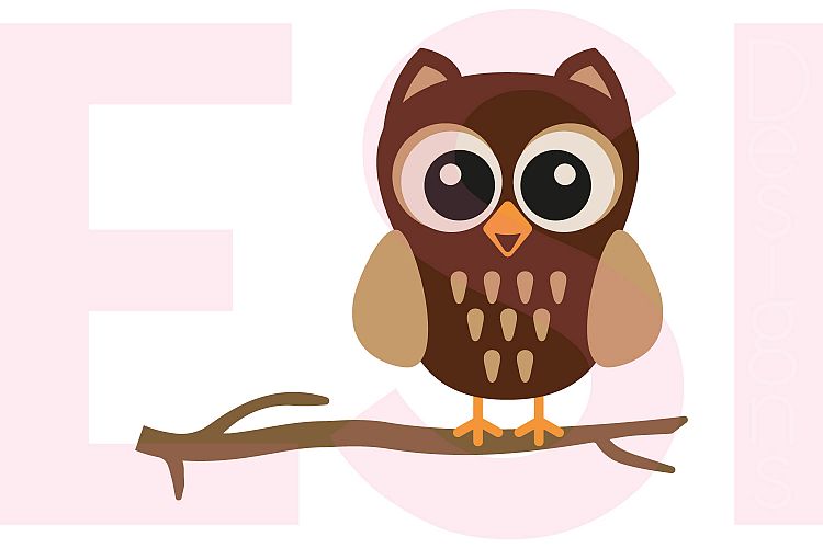 Owl on a Branch Design