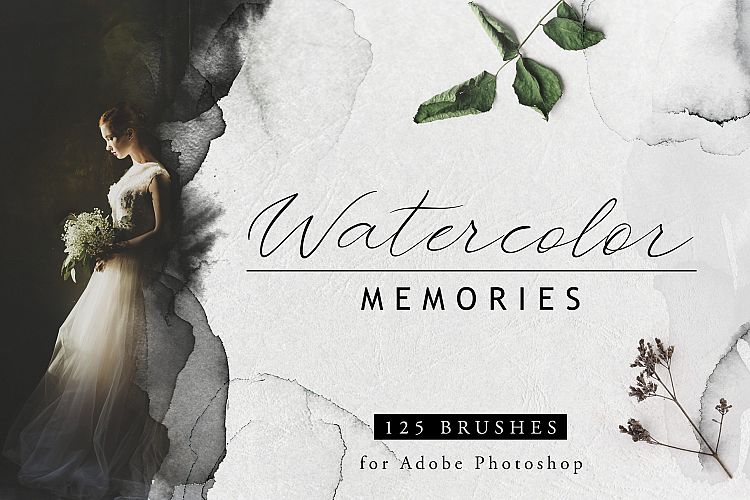 Watercolor memories - 125 PS brushes