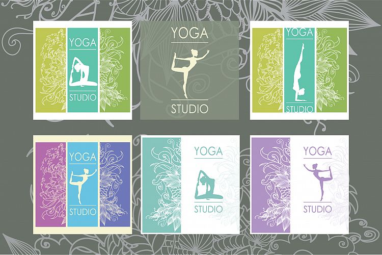 Yoga studio banners template