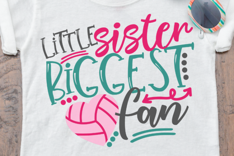 Little Sister Biggest Fan SVG by Morgan | Design Bundles