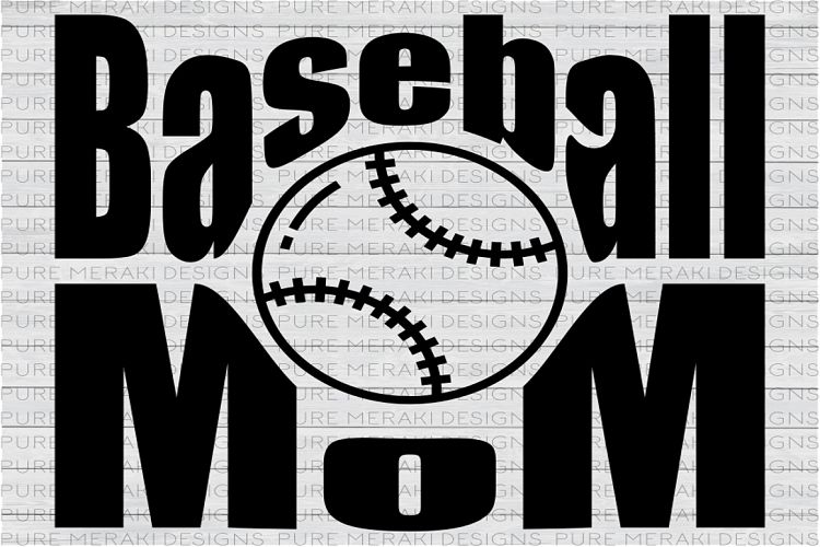Baseball Mom SVG