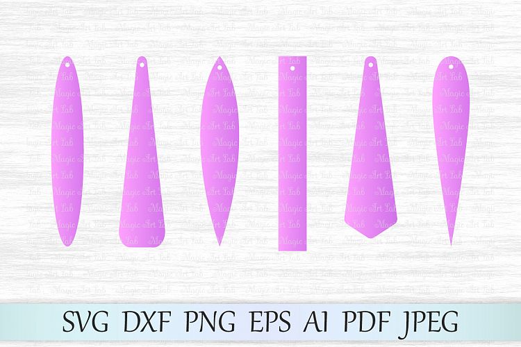 Earrings svg file, Rectangle earring svg, Bar drop svg file, Long pendant svg, Long fringe earrings, Leather earrings, Earrings laser cut