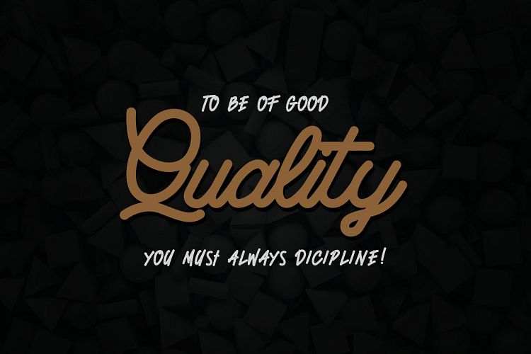 Quetty - Monoline   Handwrite Font