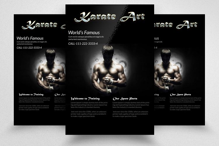 Karate Art Flyer Template