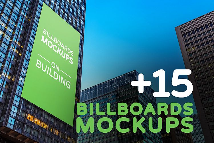 Billboards Mockup on Building Vol.2
