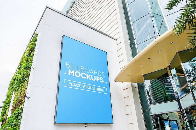 Billboards Mockup on Building Vol.4
