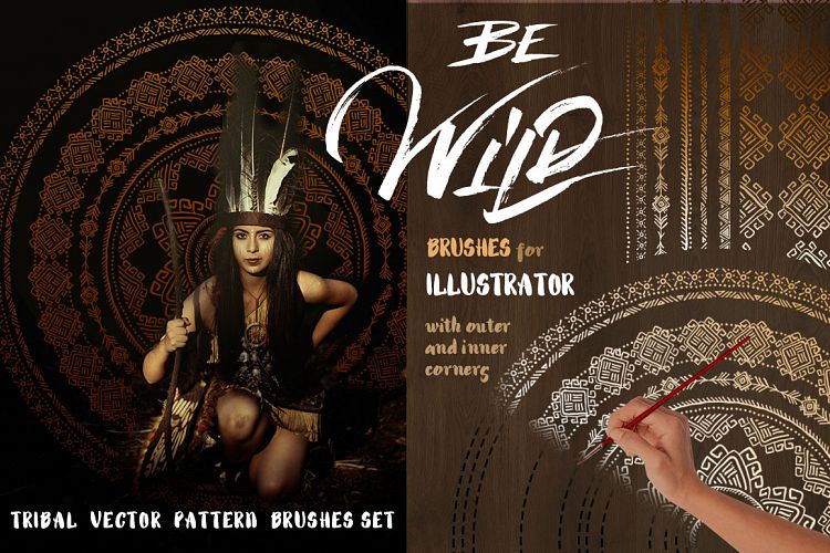 Be Wild! Brushes for Illustrator