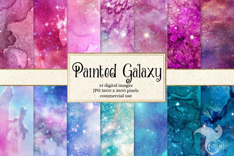 Painted Galaxy Textures