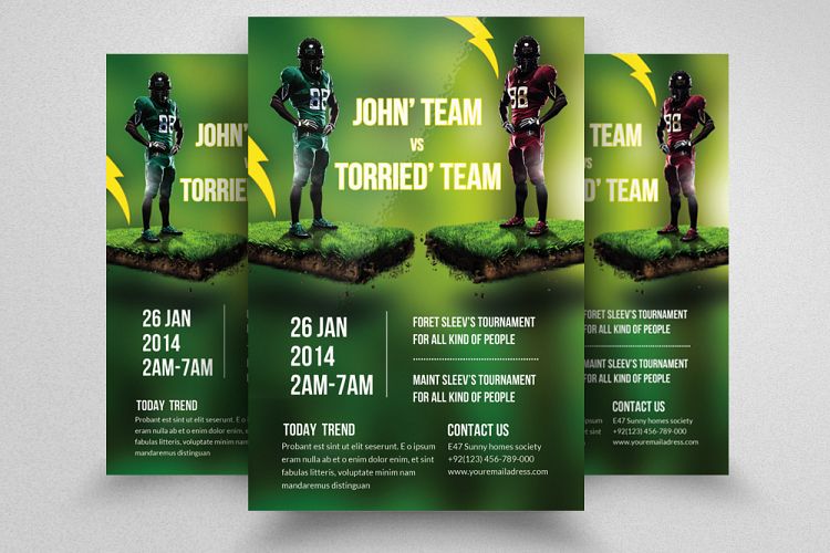 Football Match Competition Flyer