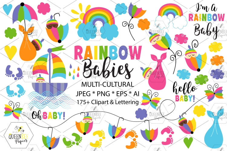 Rainbow Baby Graphics 