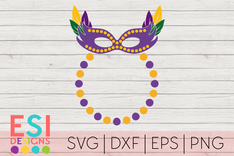 Mardi Gras SVG|Mardi Gras Mask Monogram| SVG DXF EPS PNG