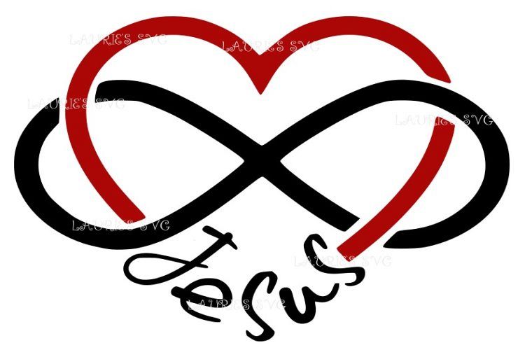 NFINITY HEART JESUS FILE SVG,EPS,DXF,PNG,JPG