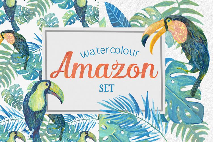 Watercolour Amazon Clipart