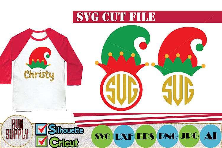 Elf Hat SVG Cut File