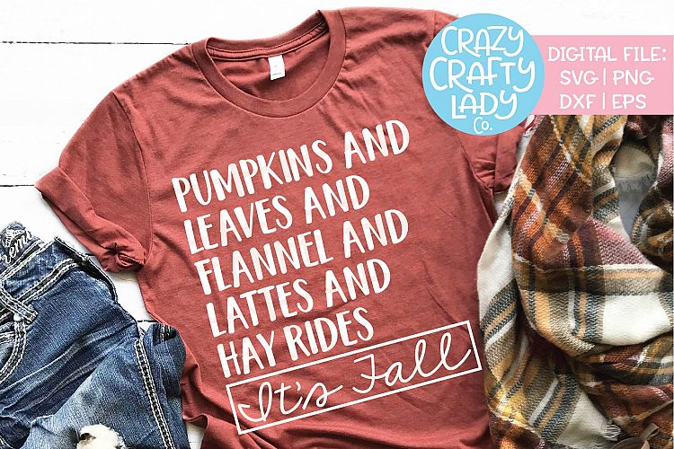 Its Fall SVG DXF EPS PNG Cut File