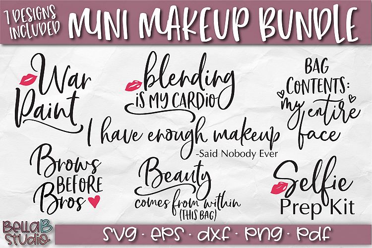 Makeup SVG Bundle, Cosmetic SVG Bundle (97460) | SVGs ...