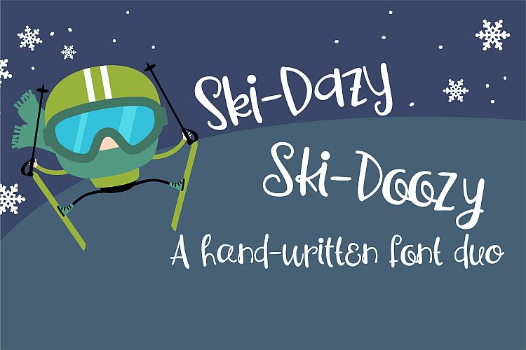 PN Ski-Doozy and Ski-Dazy Font Duo