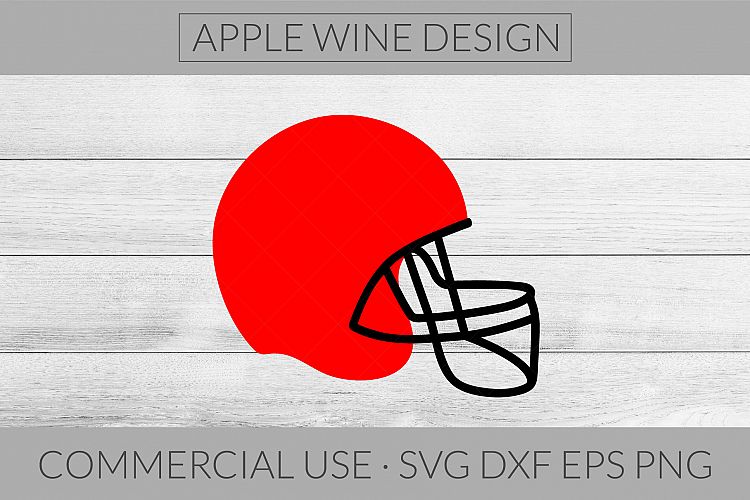 Download Football Helmet SVG DXF PNG EPS Cutting File