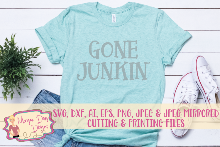 Gone Junkin SVG, DXF, AI, EPS, PNG, JPEG