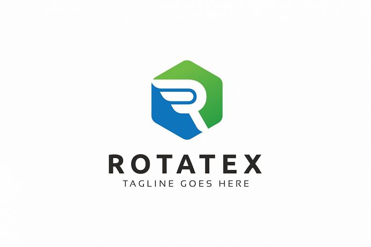 Rotatex / R Letter - Logo Template