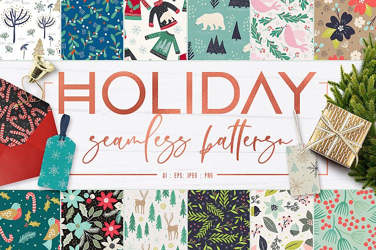 Holiday Seamless Patterns